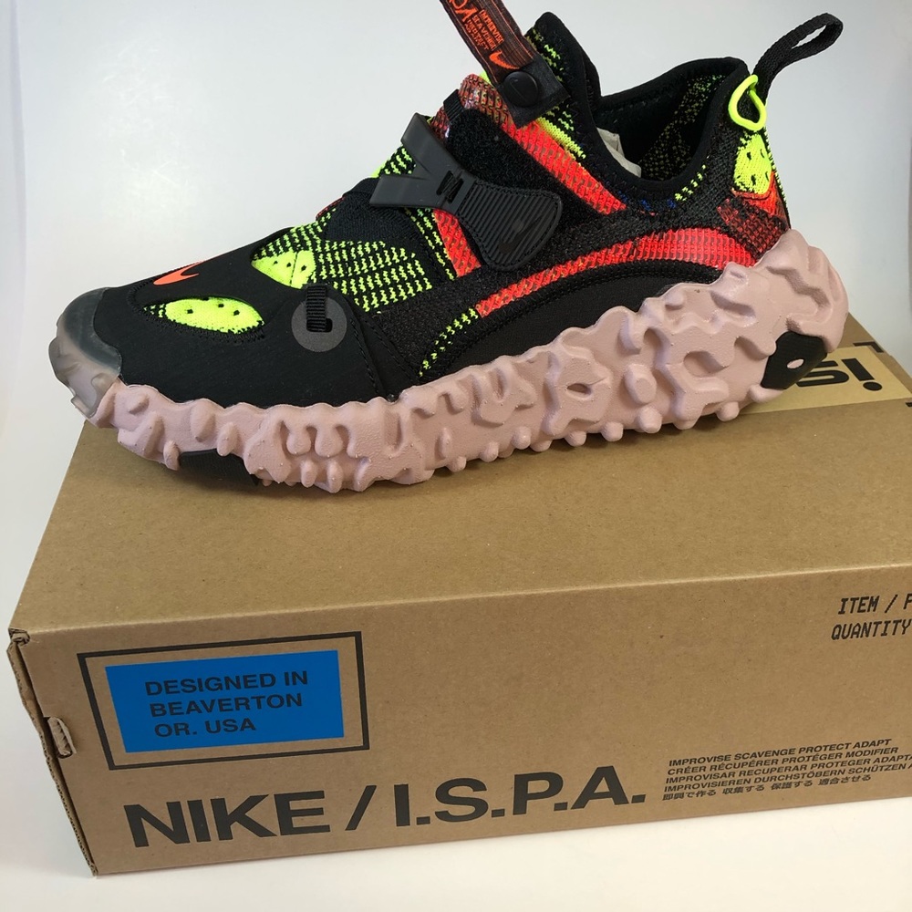 Nike ISPA OverReact Flyknit - Black/Crimson/Volt - Picture 13 of 13